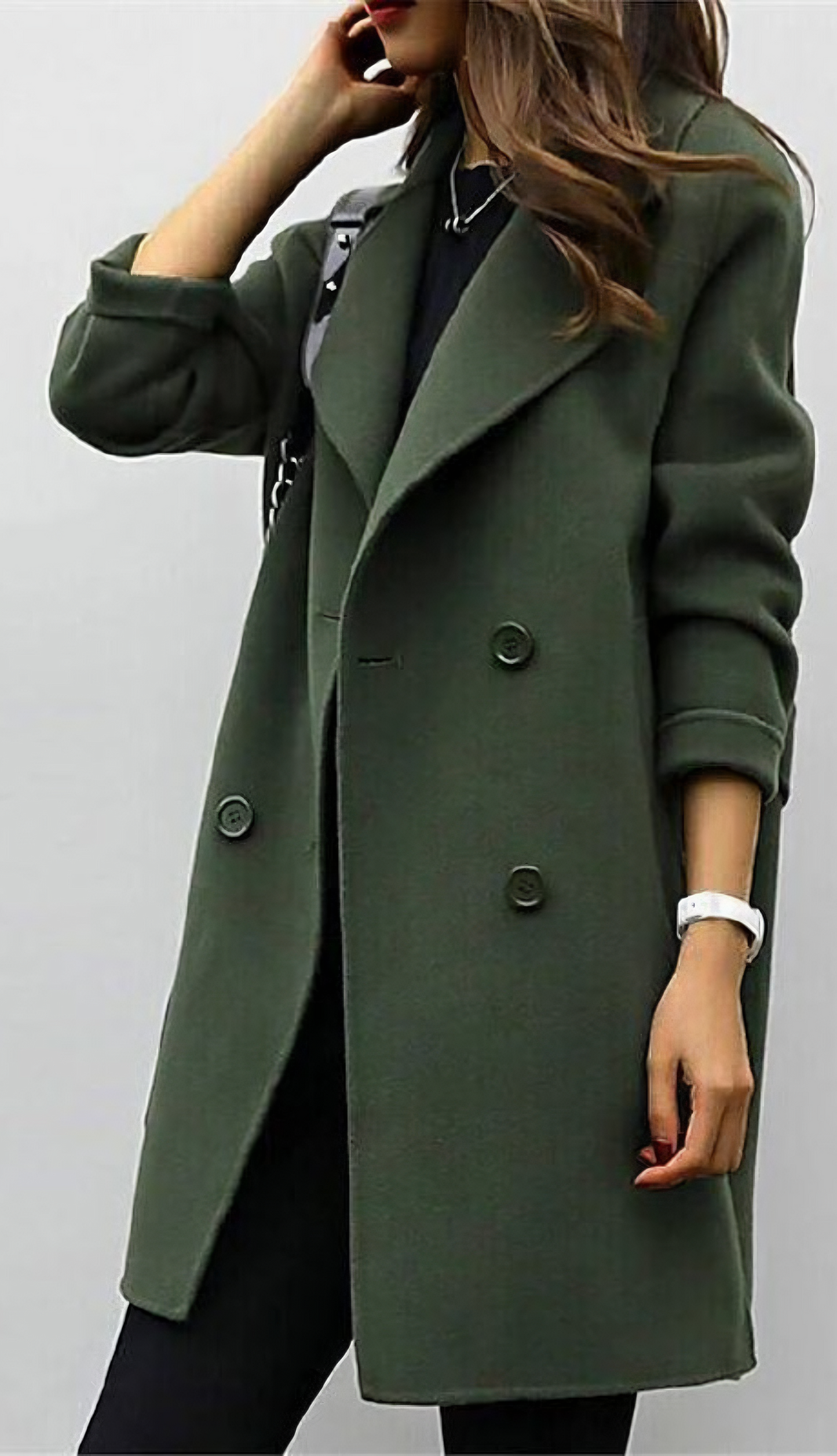 Classic Women's Knee Length Coat