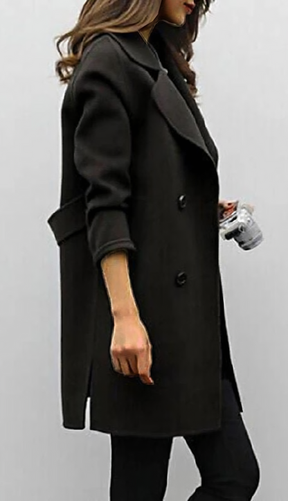 Classic Women's Knee Length Coat