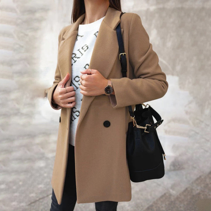 Warm Ladies Wool Winter Jacket