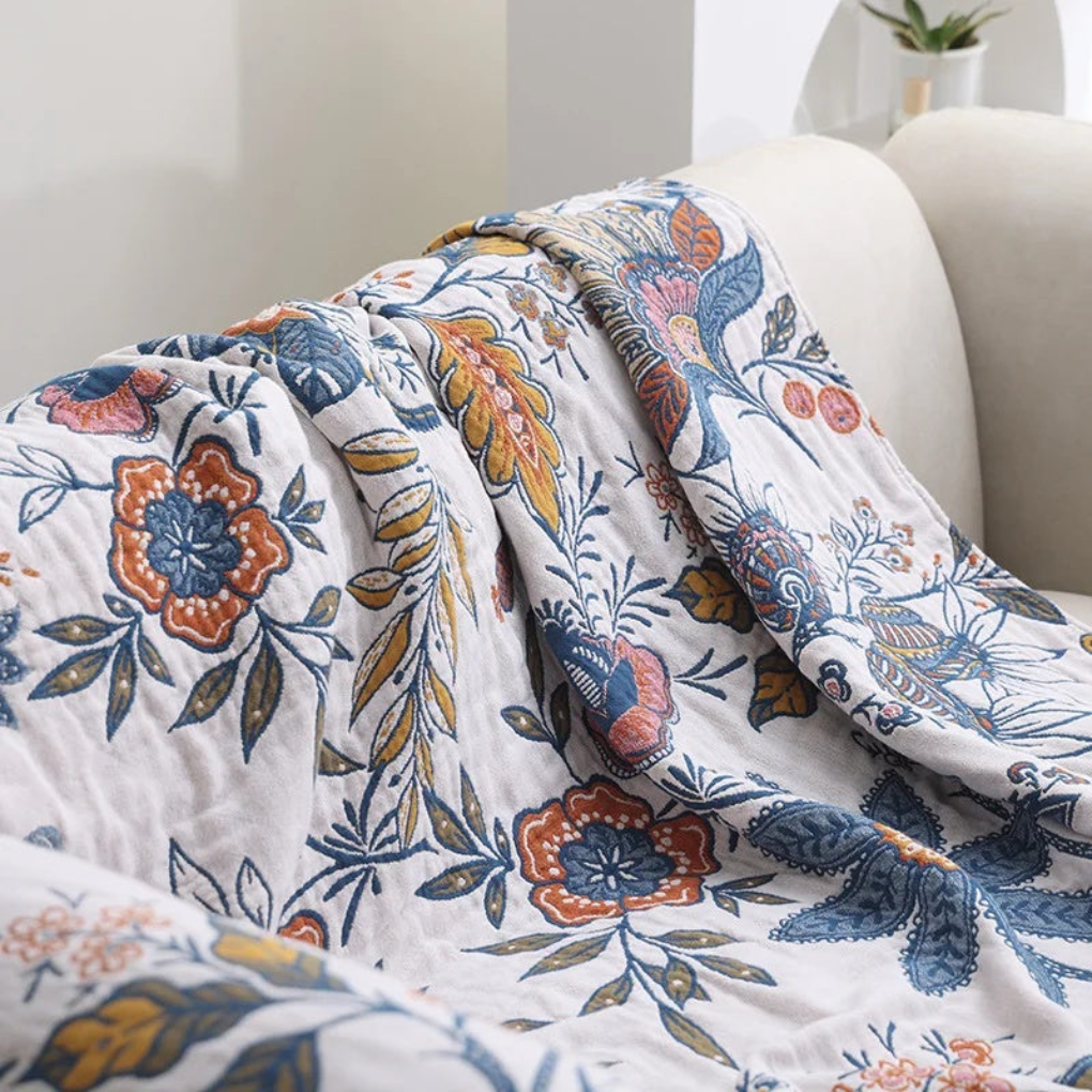 Colorful Print Soft Blanket