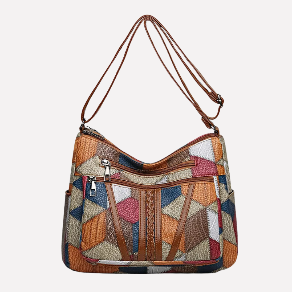Colorful Quilted Tote Bag - Olytrend