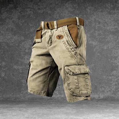 Relaxed Fit Utility Shorts