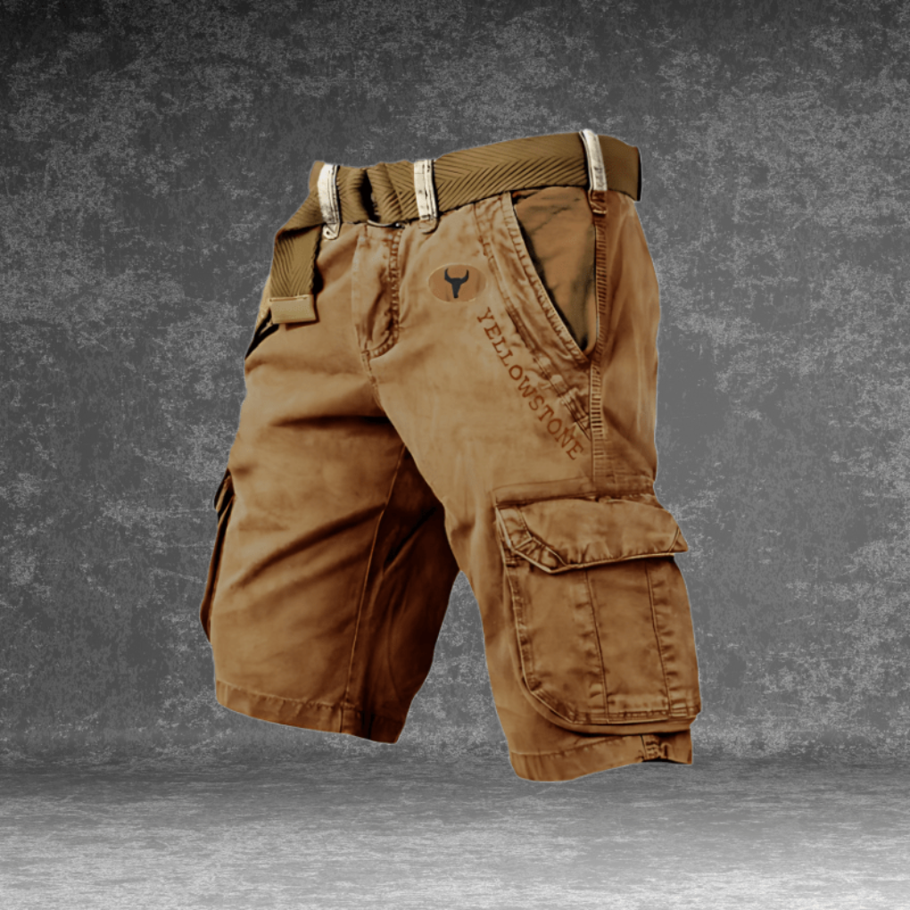 Relaxed Fit Utility Shorts