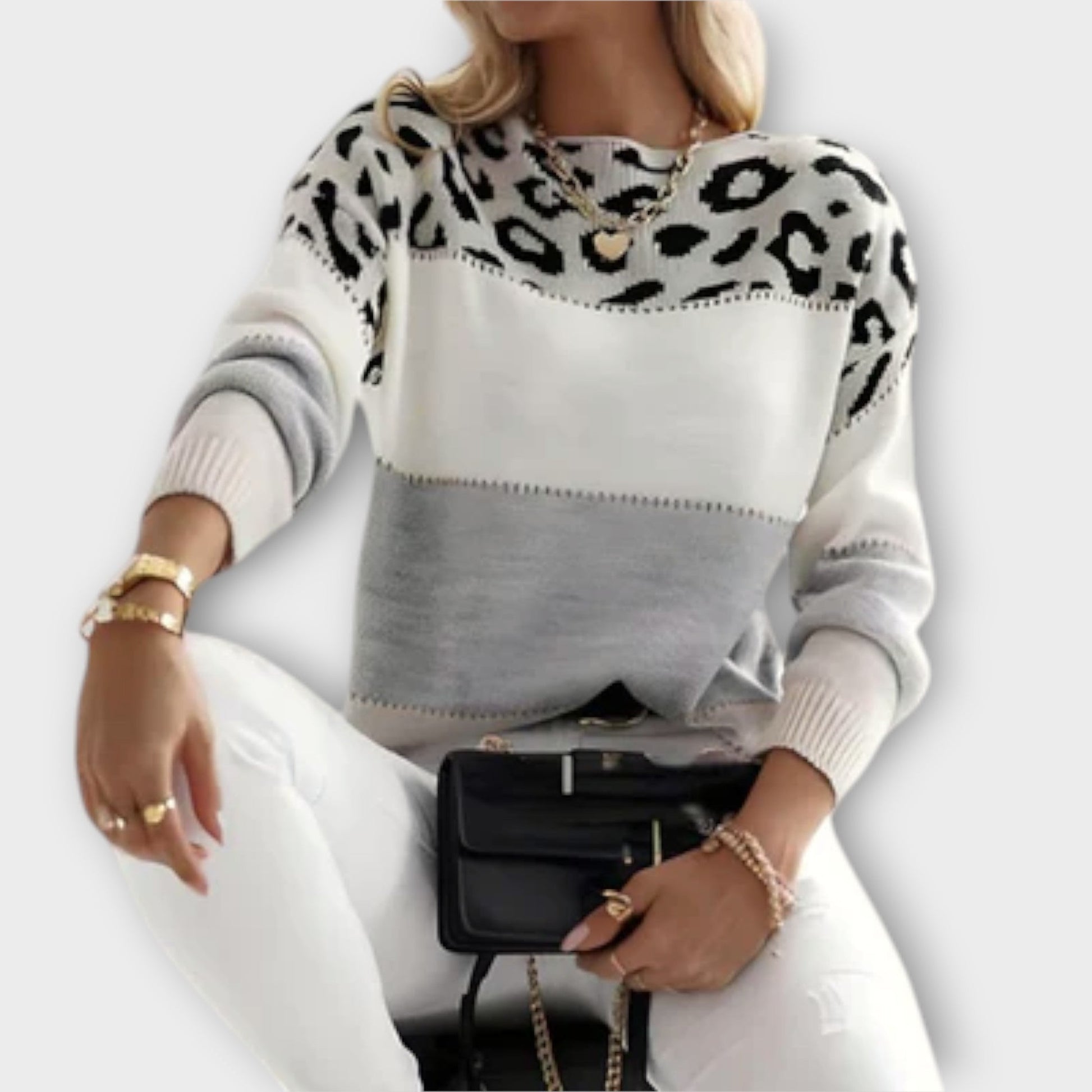 Stylish Women's Knit Sweater - Olytrend