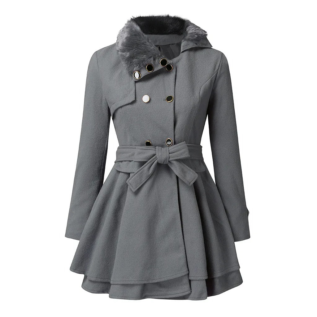 Classic Chic Long Trench Coat - Olytrend