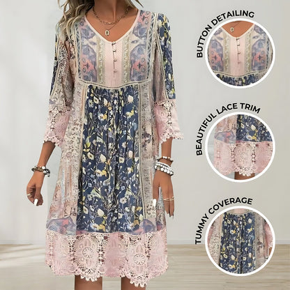 Naya | Elegant Floral Maxi Dress for Women
