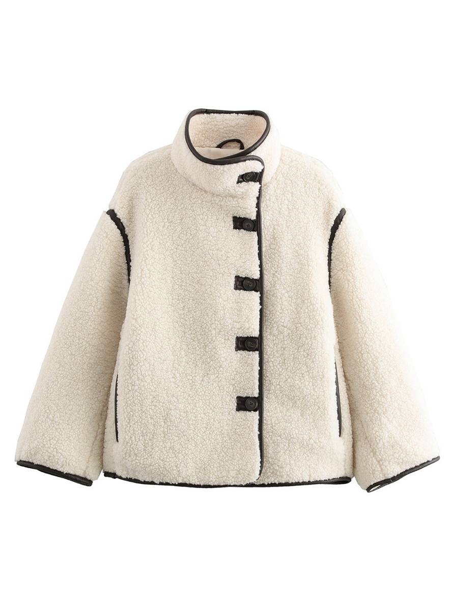 Warm Women's Parka Coat with Hood and Pockets