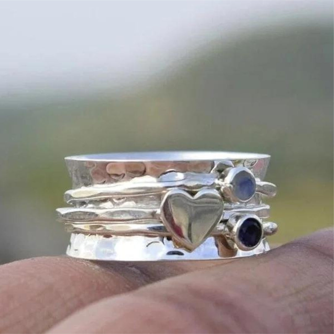 Unique Love Heart Shaped Ring - Nocini