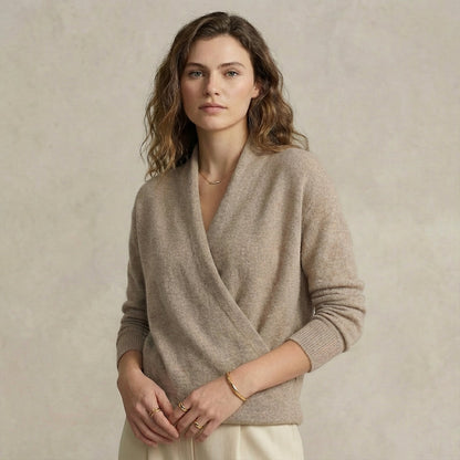 Casual Oversized V-Neck Sweater - Nocini