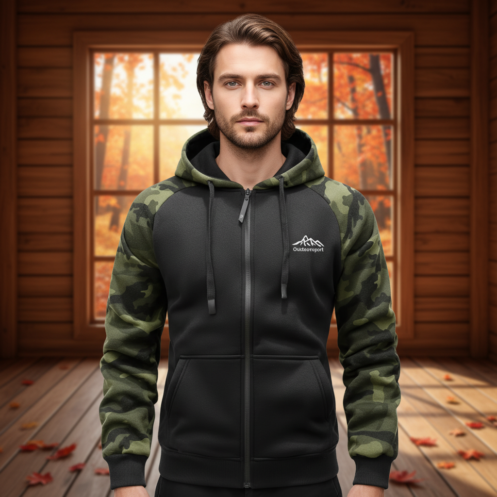 Warm Hunting Fleece Jacket for Men - Pexav