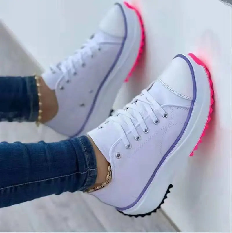 Trendy Women's High Top Sneakers