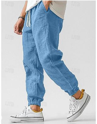 Men's Breathable Casual Linen Pants - Nocini