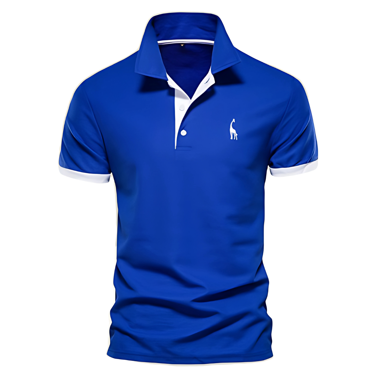 Classic Casual Polo Shirt with Contrast Detailing