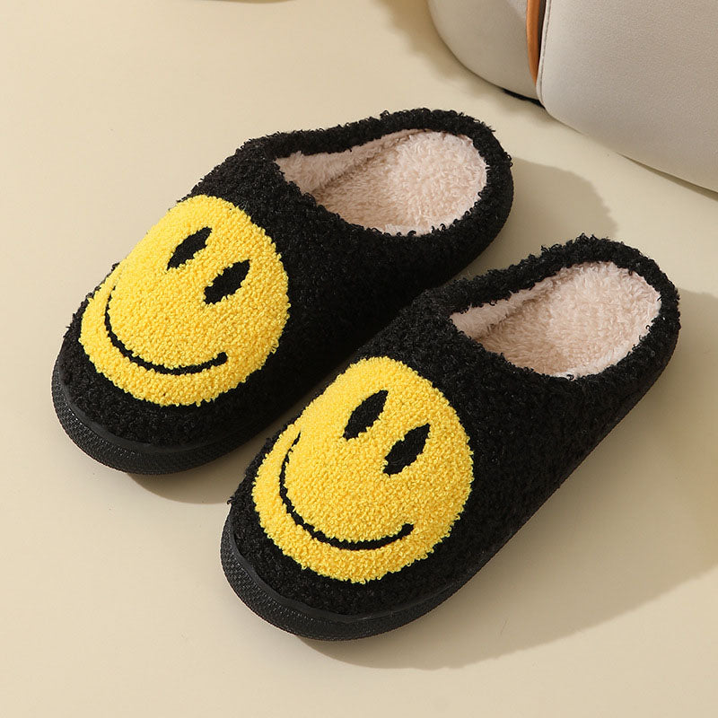 Cozy Unisex Smile Face Soft Slippers