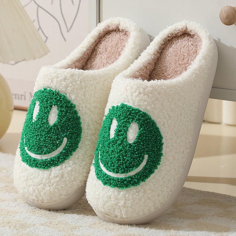 Cozy Unisex Smile Face Soft Slippers