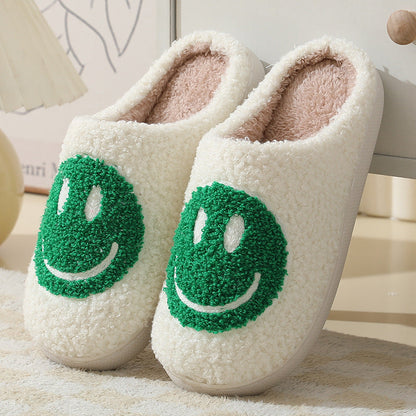 Cozy Unisex Smile Face Soft Slippers