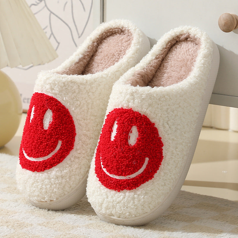 Cozy Unisex Smile Face Soft Slippers