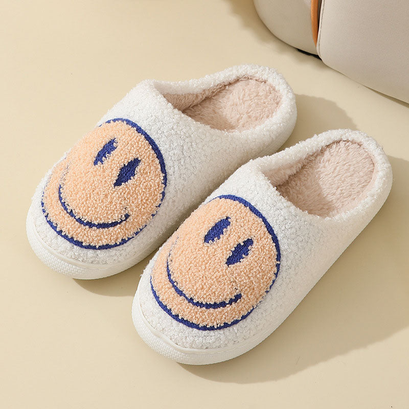 Cozy Unisex Smile Face Soft Slippers