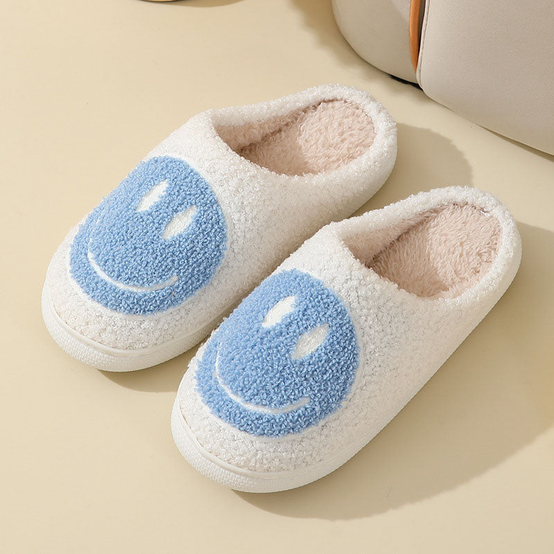 Cozy Unisex Smile Face Soft Slippers