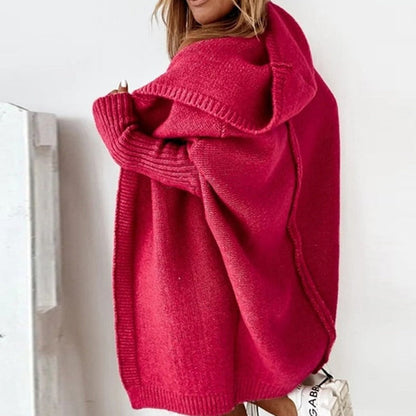 Cozy Hooded Winter Sweater Cardigan