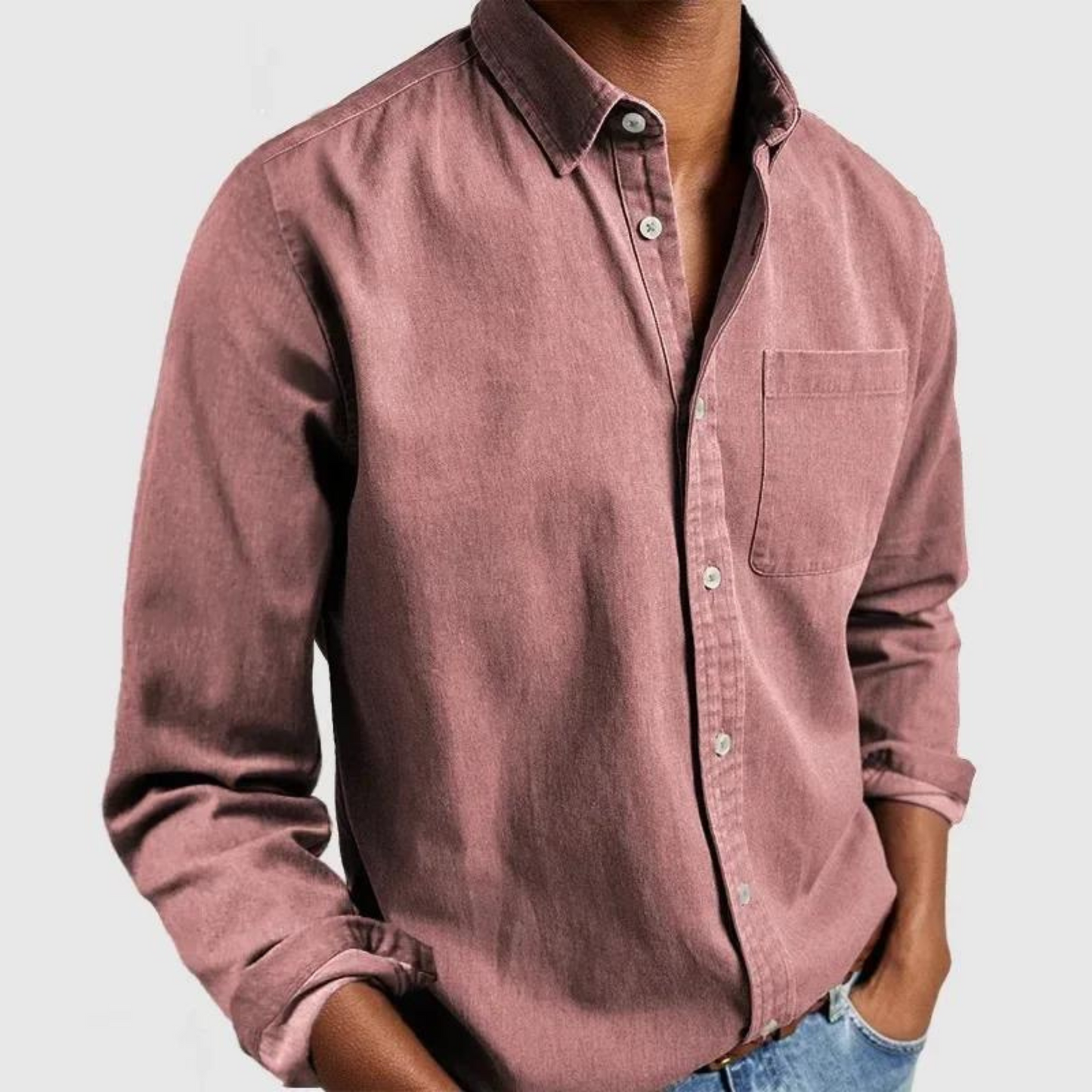 Relaxed Fit Men's Comfort Shirt