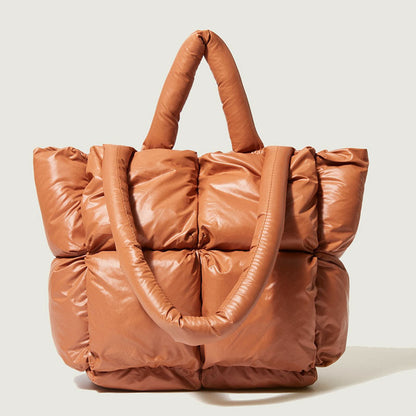 Luxurious Quilted Large Padded Tote Bag