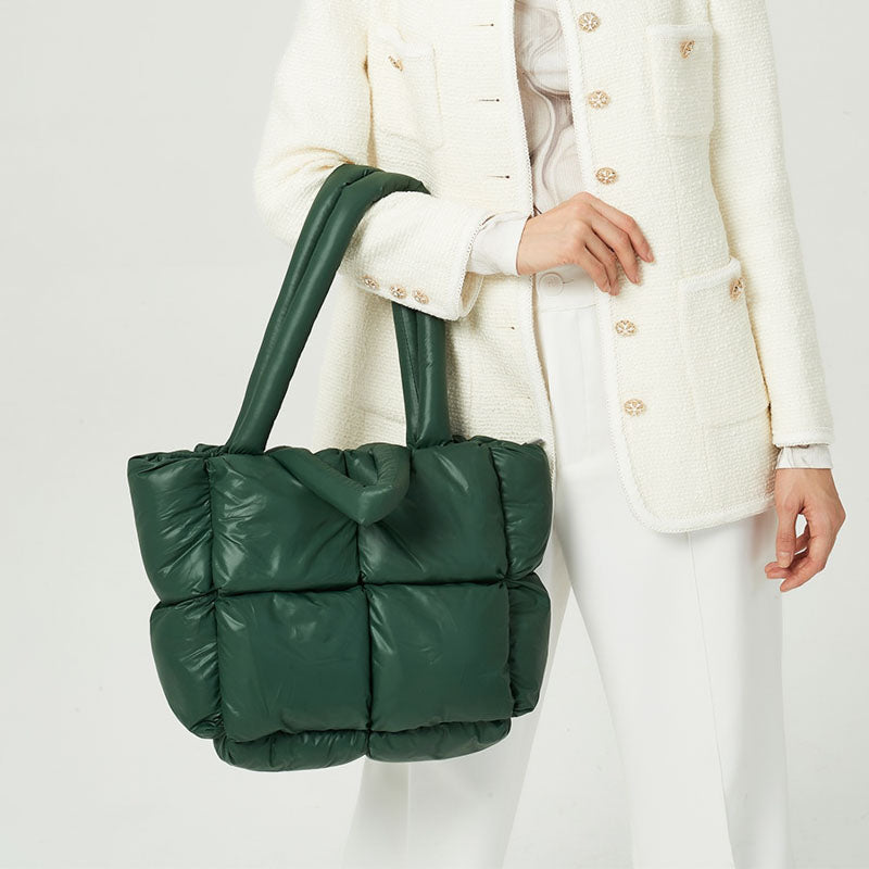 Luxurious Quilted Large Padded Tote Bag - Nocini