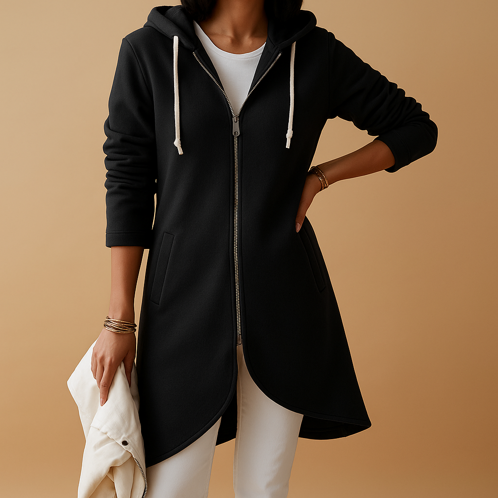 Cozy Women's Zip Up Sweater Cardigan - Nocini