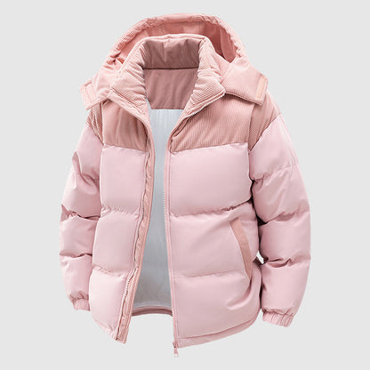 Warm Quilted Puffer Jacket for Men