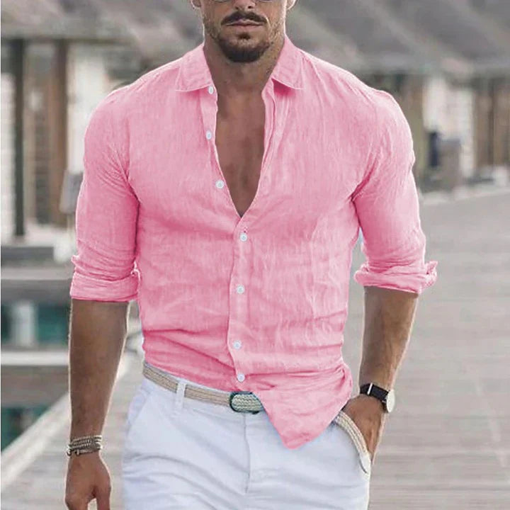 Casual Men's Relaxed Fit Shirt
