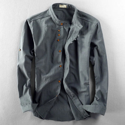 Men's Slim Fit Long Sleeve Casual Shirt