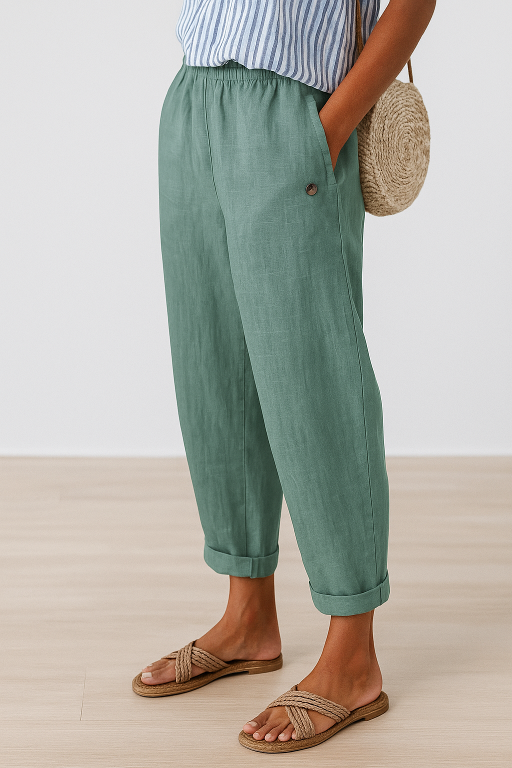 Wanda | Fashionable Trousers With Pocket Detail
