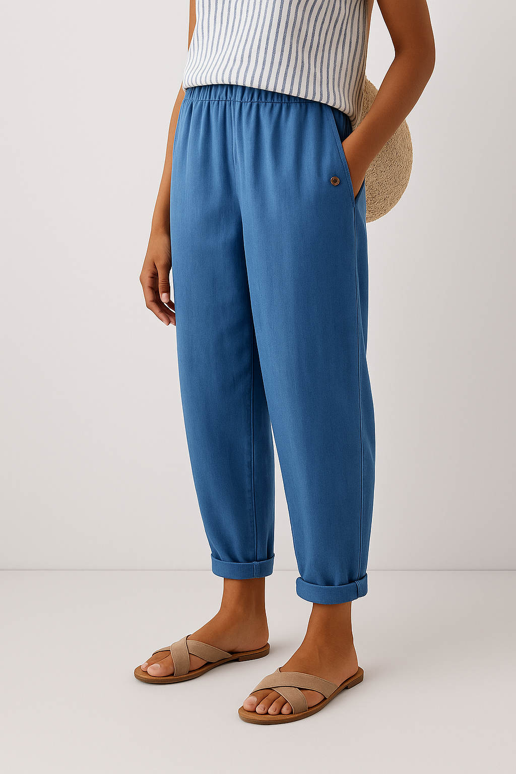 Wanda | Fashionable Trousers With Pocket Detail