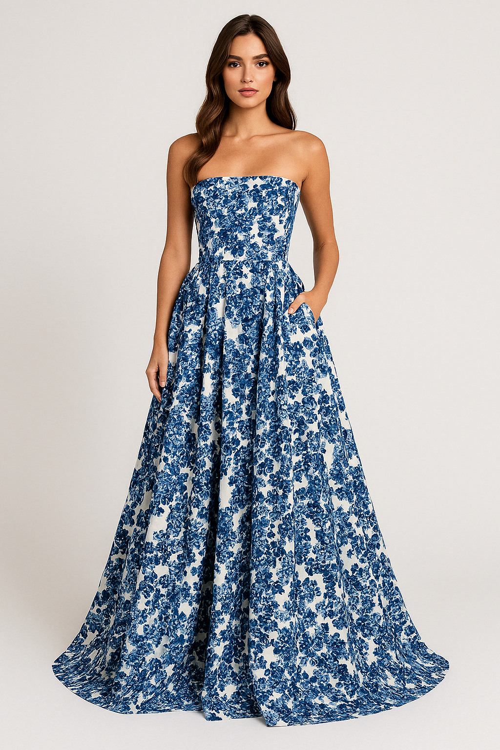 Sleeveless Maxi Dress for Women Floral Print - Nocini
