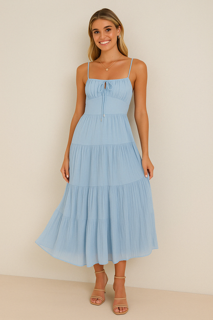 Chic Sleeveless A-Line Dress for Women - Nocini