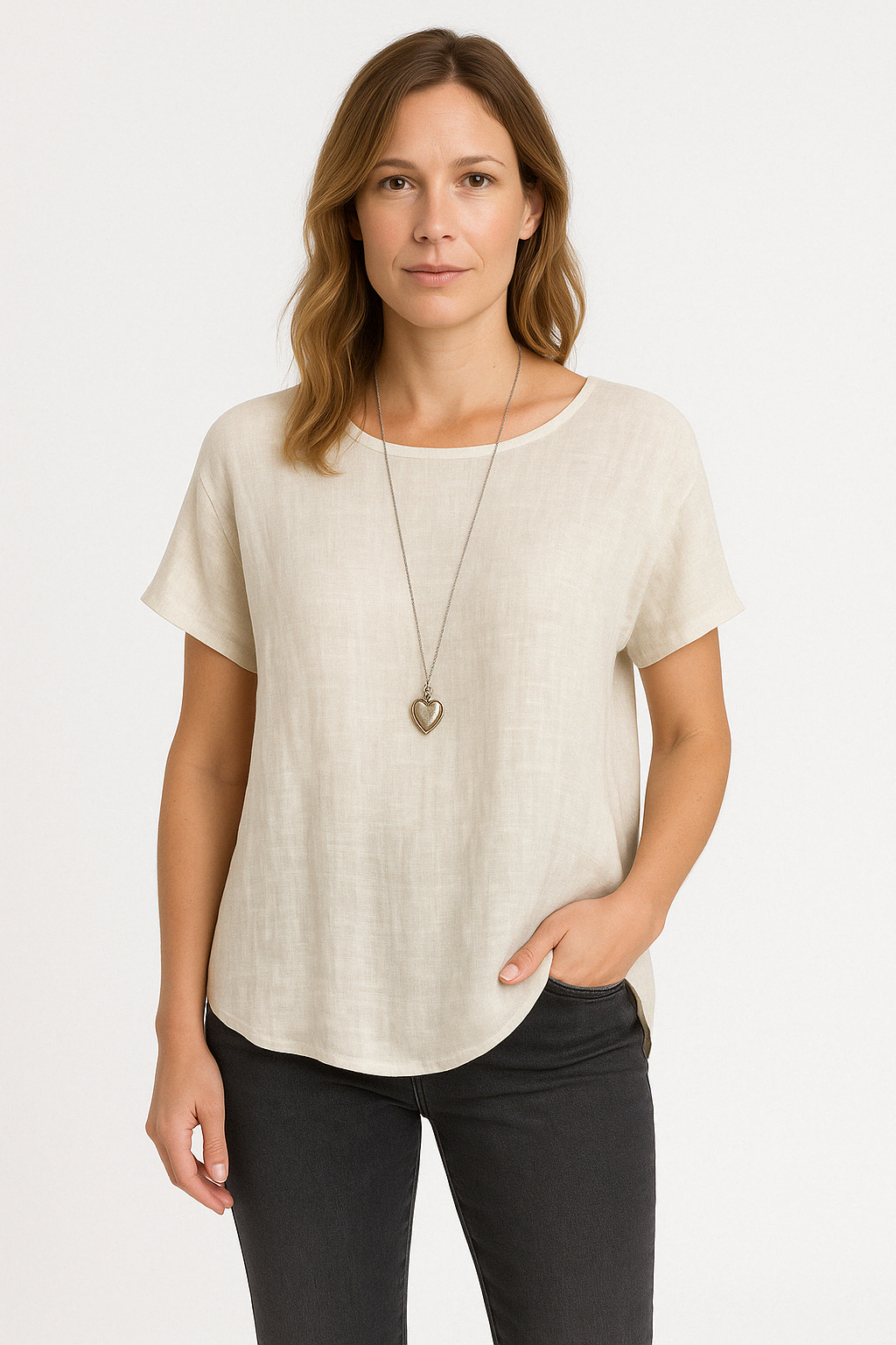 Comfortable Casual Short Sleeve Women's Tee - Nocini