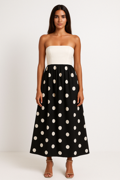Sleeveless Maxi Dress for Women - Flowy A-Line Gown