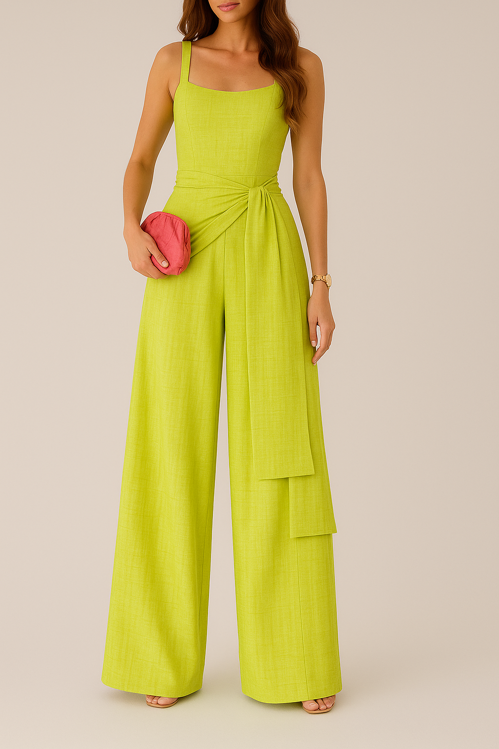 Elegant Sleeveless Wide Leg Jumpsuit for Women