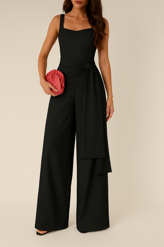 Elegant Sleeveless Wide Leg Jumpsuit for Women - Nocini