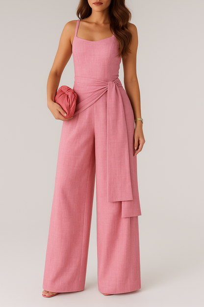 Elegant Sleeveless Wide Leg Jumpsuit for Women