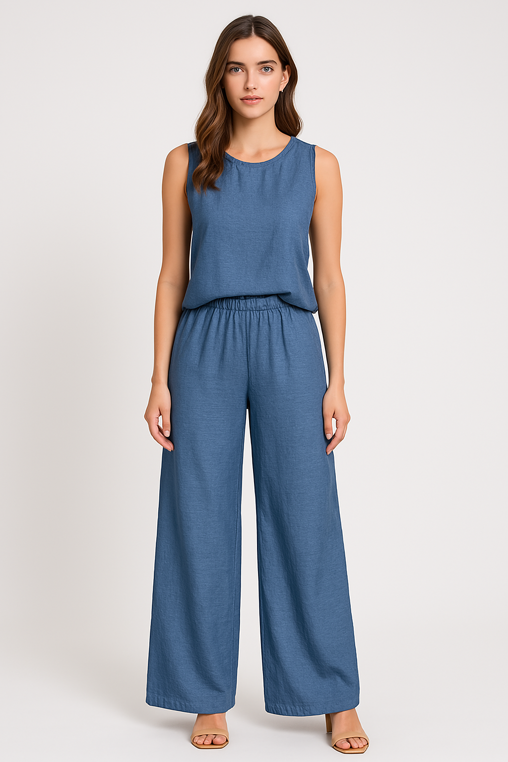 Loose Fit High Waisted Women's Trousers - Nocini