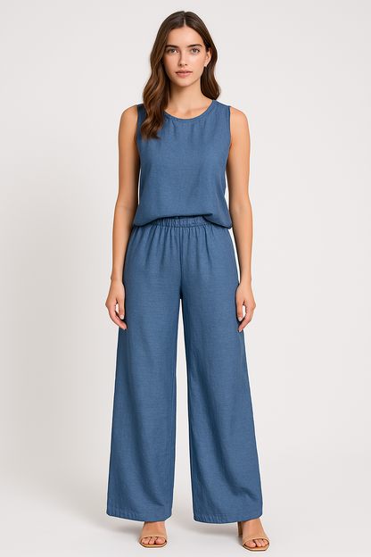 Loose Fit High Waisted Women's Trousers - Nocini