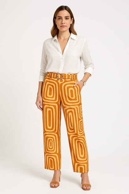 Relaxed Fit Cotton Women's Long Sleeve Shirt