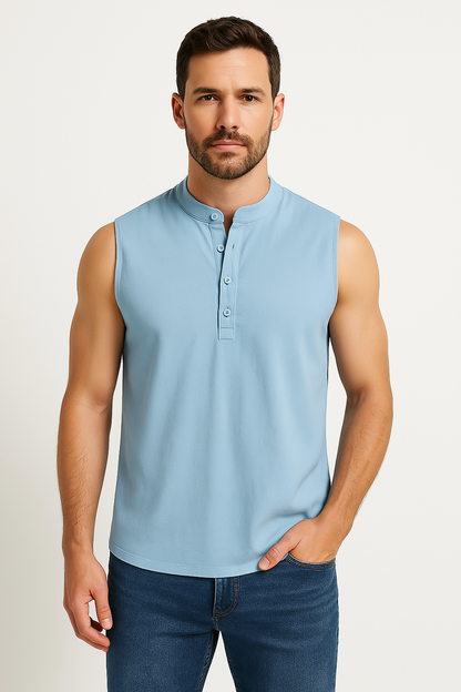 Casual Men's Sleeveless Cotton Vest