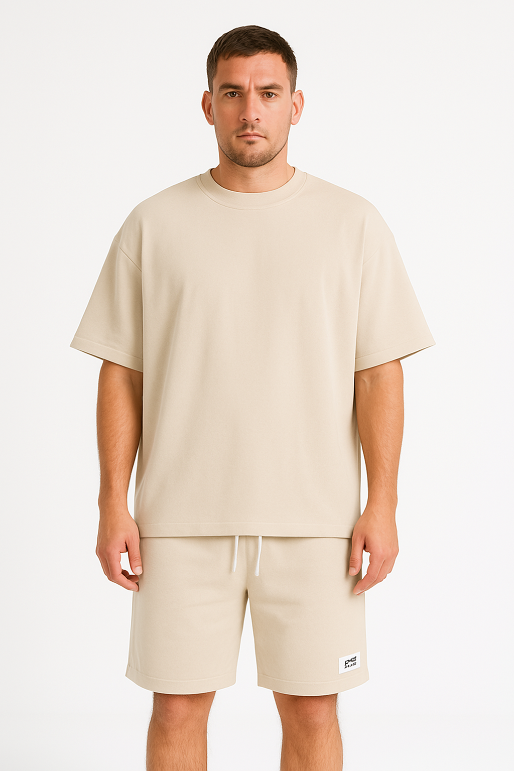 Comfortable Sports Set - Loose Fit - Casual Tee & Shorts