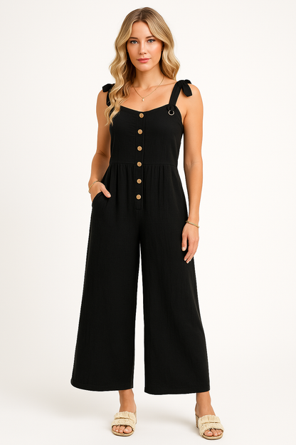 Women's Relaxed Fit Cotton Pants - Nocini