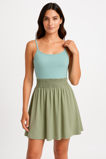 Chic Mini Sundress for Women - Lightweight A-Line