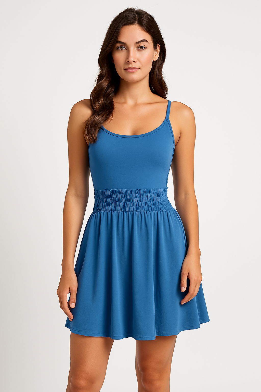 Chic Mini Sundress for Women - Lightweight A-Line