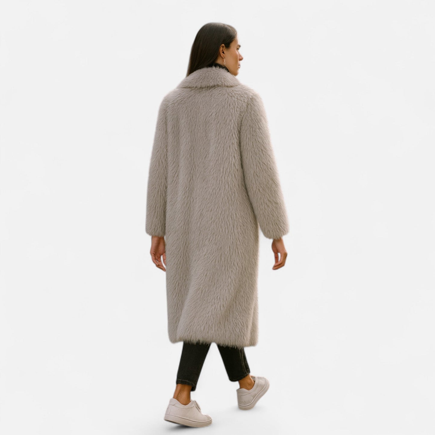Luxury Ladies Full Length Fur Winter Coat