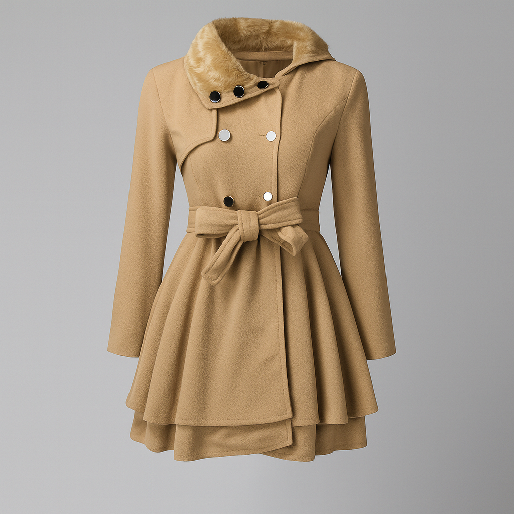 Cosy Ladies Long Parka Coat - Olytrend